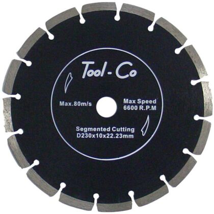 SEGMENTED BLACK BS230TCA 230 x 2.4 x 10 x 22.23mm