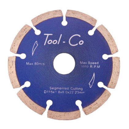 SEGMENTED BLUE BS115TC 115 x 2 x 7 x 22.23mm