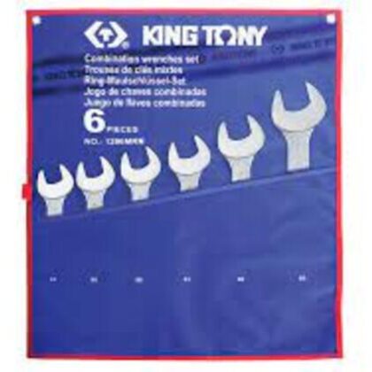 KING TONY COMBINATION WRENCH SET METRIC  6PCS | 1296MRN