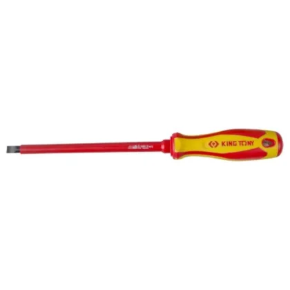 KING TONY SCREWDRIVER ELECTRICAL FLAT 3X75MM VDE | 14720303