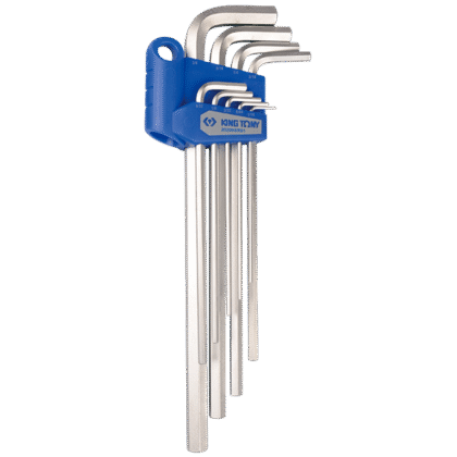KING TONY ALLEN KEY EXTRA LONG 1/16 3/8 9PC | 20209SR02