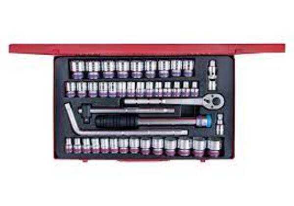 KING TONY SOCKET SET 44PC 1/2″ METRIC AND S.A.E 8 32MM 12P | 4044CR