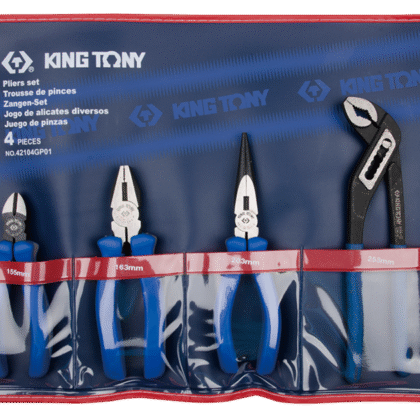 KING TONY PLIER SET 4 PC ASSORTED | 42104GP01