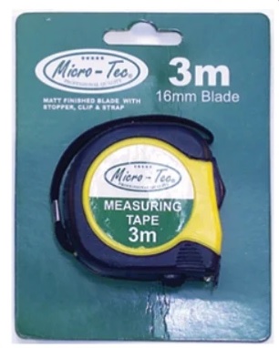 Micro-Tec Tape Measure 3MT X 16mm | G3016M