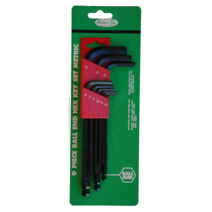 Micro-Tec 12Pcs Allen Key Set 1/16″-5/16″ Ball Point | I060060S