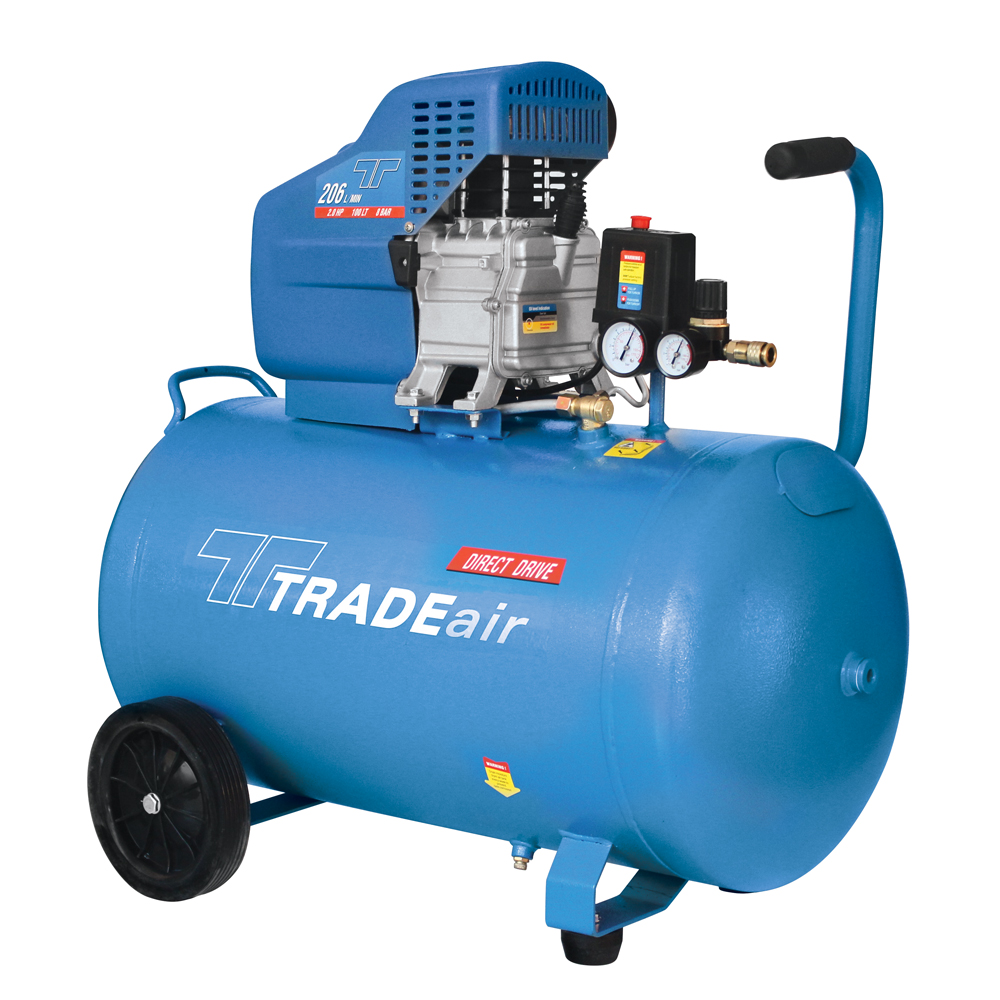 MCFRC103 COMPRESSOR T/AIR D/D 2HP 100LT Tradeair - BR Trading