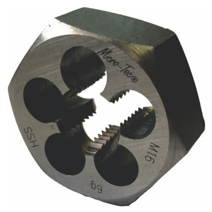 Micro-Tec Hexagon Rethreading Die M4X0.7 HSS | MHD0004