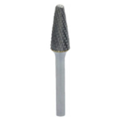 Micro-Tec Tialn Carbide Rotary Burr, 14° B.Nose Taper Shape L Head 12mmx28mm | RB067-B335