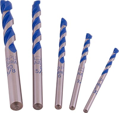 ALPEN - GRANITE DRILL BIT SET 5PIECE 4 5 6 8 10MM ALP PG5