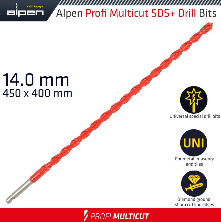 ALPEN - PROFI MULTICUT SDS+ SHANK PLW 14 X 450 ALP579014