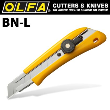 OLFA CUTTER MODEL BN-L SCREW LOCK SNAP OFF KNIFE 18MM CTR BNL