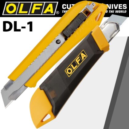 OLFA KNIFE INCORPORATING SNAP OFF BLADE DISPENSER SNAP OFF TYPE 18MM CTR DL1