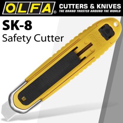 OLFA AUTOMATIC SELF-RETRACTING SAFETY KNIFE & BOX OPENER CTR SK8