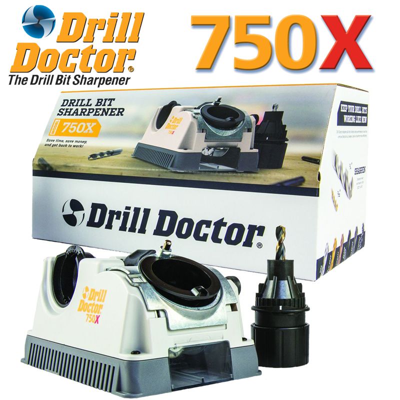 DRILL DOCTOR SHARPENER 2.5-19MM W/GRINDING ATTACHMENT - DD750XI