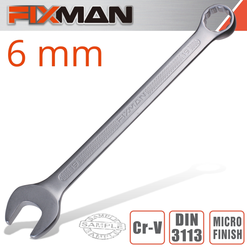 FIXMAN COMBINATION SPANNER 6MMX110MM FIX B0201