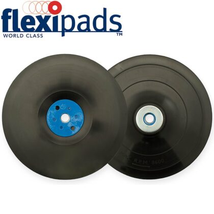 FLEXI PADS - GRINDER PAD & NUT 178MM M14X2MM BLACK - FLEX 20312
