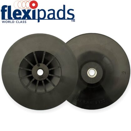 FLEXI PADS - GRINDER PAD & NUT 178MM 5/8UNC BLACK - FLEX 20405