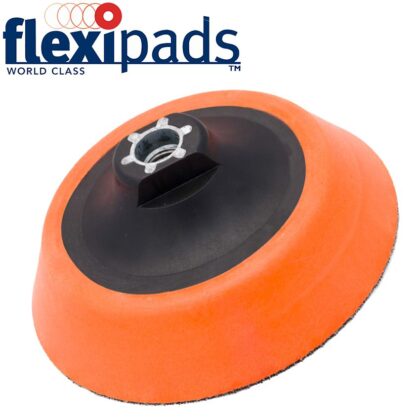 FLEXI PADS - ULTRA SOFT HOOK AND LOOP PAD FOR ROTARY MACHINES 125MM M14 - FLEX AP001