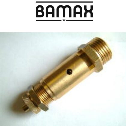 BAMAX - SAFETY VALVE 1/4" PRESET 8 BAR PACKAGED GIO4003-1P