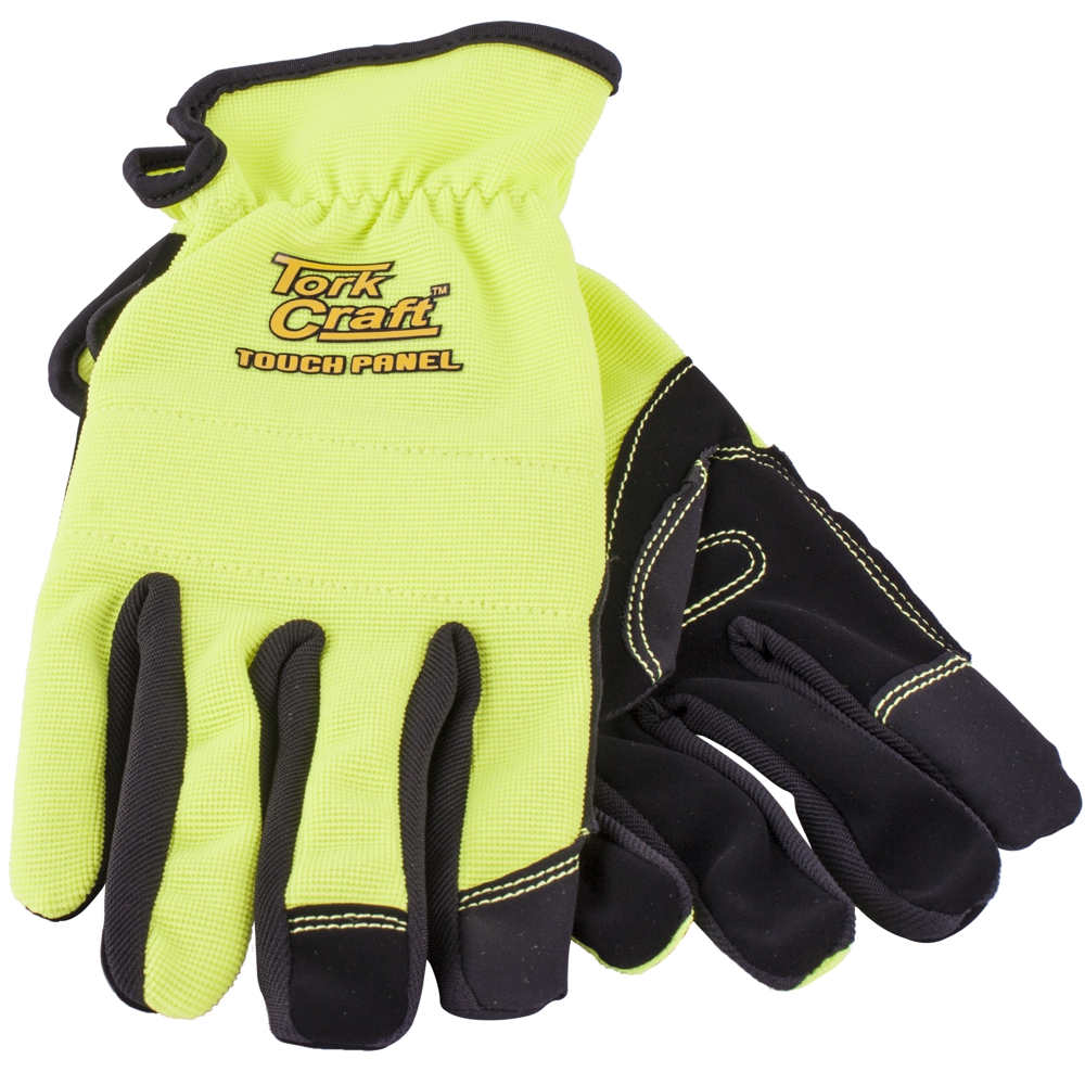 TORK CRAFT - GLOVE YELLOW 2XL WITH PU PALM MULTI PURPOSE GL54