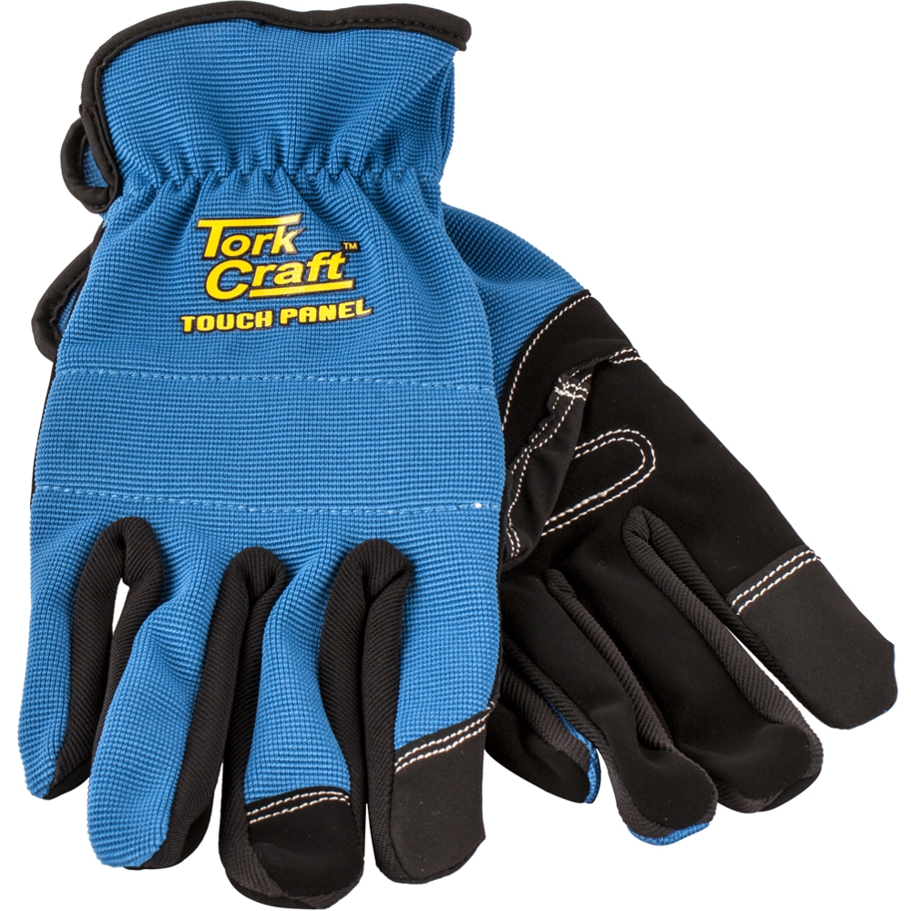 TORK CRAFT - GLOVE BLUE LARGE WITH PU PALM MULTI PURPOSE GL62