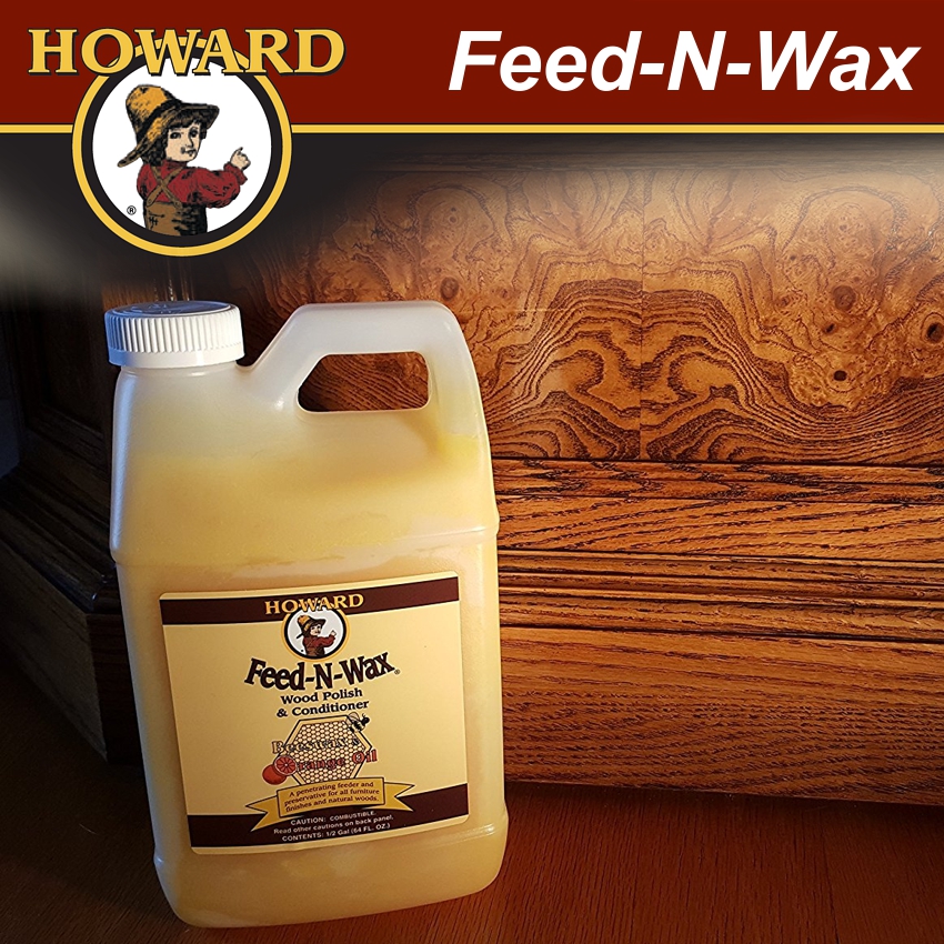 HOWARD FEED-N-WAX WOOD POLISH & CONDITIONER 1893 ML - HPFW0064
