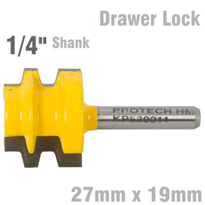 PRO-TECH- DRAWER LOCK 27MM X 19MM 1/4" SHANK KP530011