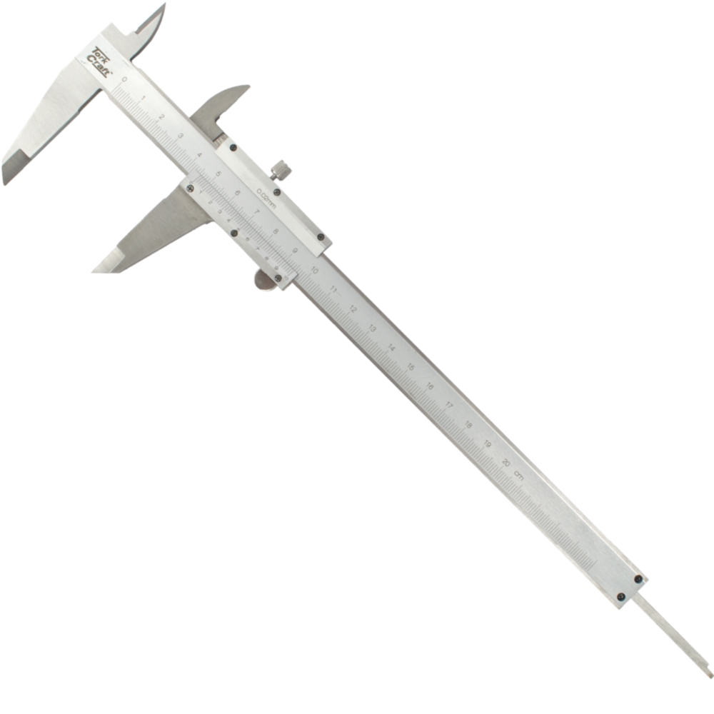 TORK CRAFT - VERNIER 200MM STAINLESS STEEL 0.02MM ACC. METRIC / INCH ME11200