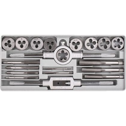TORK CRAFT - 20 PIECE IMPERIAL TAP & DIE SET IN PLASTIC CASE NR SET20-2