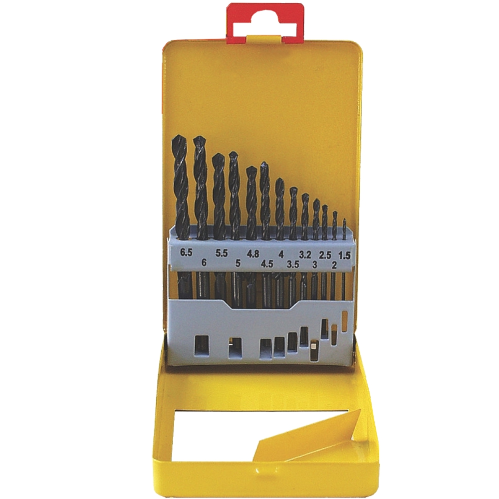 TORK CRAFT - DRILL BIT SET 13PCE ROLL FORGED METAL CASE NR00013