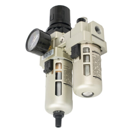 AIRCRAFT - FILTER / REGULATOR / LUBRICATOR 1/4" WITH AUTO DRAIN (HEC3010-02D) SG FRL180-2