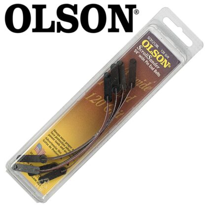 OLSON - SCROLL SAW SANDER 5"125MM X 1/4"120G PIN END 4PC SSB91212BL