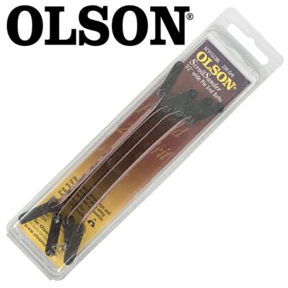 OLSON - SCROLL SAW SANDER 5"125MM X 1/2"220G PIN END 4PC SSB91522BL