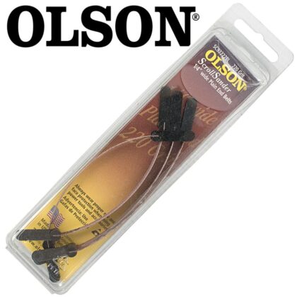 OLSON - SCROLL SAW SANDER 5"125MM X 1/4"220G PLAIN END 4PC SSB92222BL