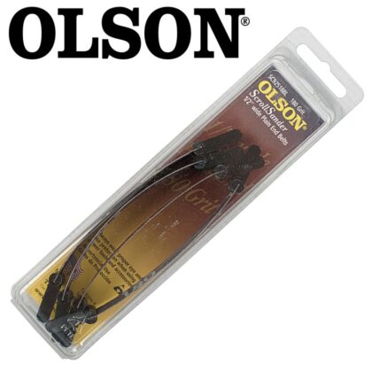 OLSON - SCROLL SAW SANDER 5"125MM X 1/2"180G PLAIN END 4PC SSB92518BL