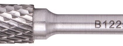 TORK CRAFT - ROTARY BURR TUNGSTEN 12X25X6MM CYL.W/BOTTOM CUTTER TCBU20612