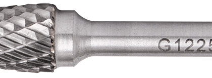 TORK CRAFT - ROTARY BURR TUNGSTEN 12X25X6MM CONICAL CURVED TCBU40612