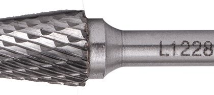 TORK CRAFT - ROTARY BURR TUNGSTEN 12X28X6MM CONICAL TCBU70612