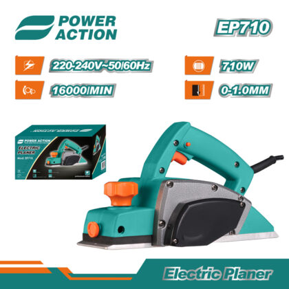 POWER ACTION - Planer 1mm c/w parallel guide - EP710