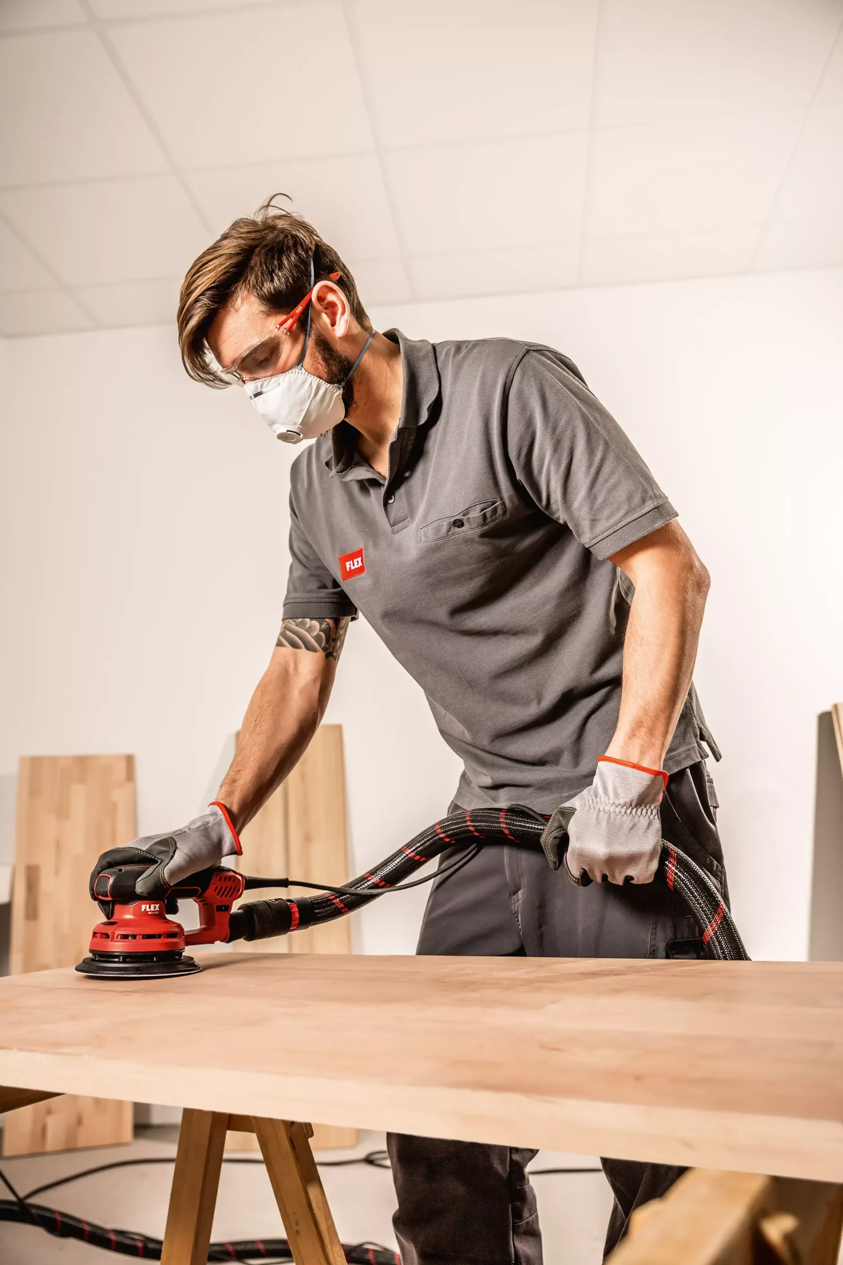 FLEX - "150mm Brushless, Powerful random orbit sander with speed control, 3mm orbit" - ORE 3-150 EC (3)