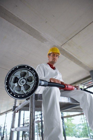 FLEX - Telescopic Concrete Grinder/Scourer for walls & Ceiling