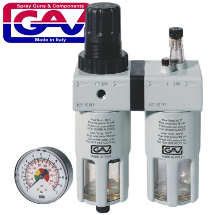 GAV - FILTER REGULATOR LUBRICATOR IN LINE 1" GAV FRL300