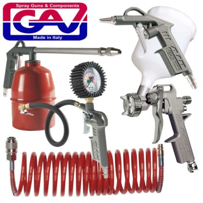 GAV - SPRAY GUN KIT 5PIECE W/162A GAV KIT2