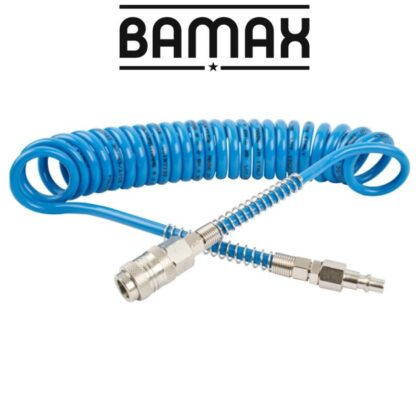 GAV - SPIRAL POLYP HOSE 5MMX8MMX4M WITH QUICK COUPLERS BX15PU4-5 SPR 0408