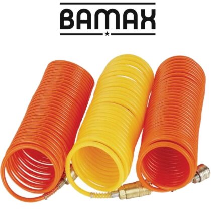 GAV - SPIRAL POLYP HOSE BLUE 6.5MMX10MMX8M WITH QUICK COUPLERS BX15PR8-6.5 SPR 0810