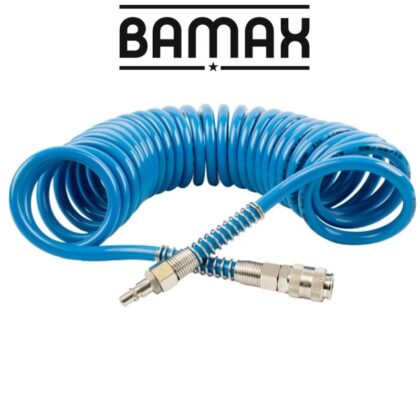 GAV - SPIRAL POLYP HOSE BLUE 8MMX12MMX8M WITH QUICK COUPLERS BX15PU8-8 SPR 0812