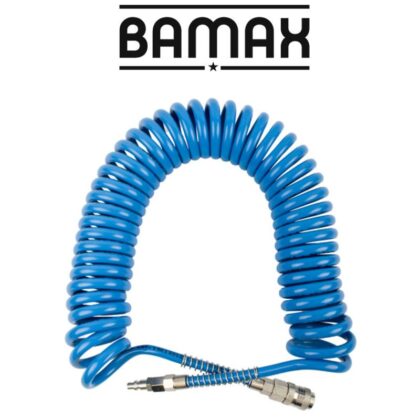 GAV - SPIRAL POLYP HOSE BLUE 6.5MMX10MMX12M WITH QUICK COUPLERS BX15PU12-6,5 SPR 1210
