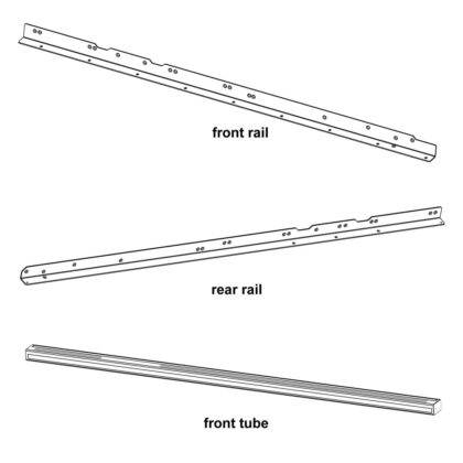 SAWSTOP - PROFESSIONAL 36” RAILS ASSEMBLY SAW TGP2-R36A2
