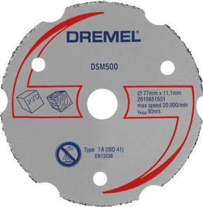 DREMEL - DSM500 multi-purpose cutting disc 77mm 2615S500JB