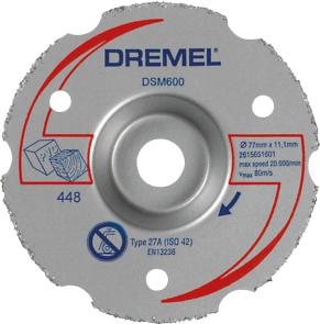 DREMEL - DSM600 multi-purpose flush-cutting disc 77mm (carton pack) 2615S600JB